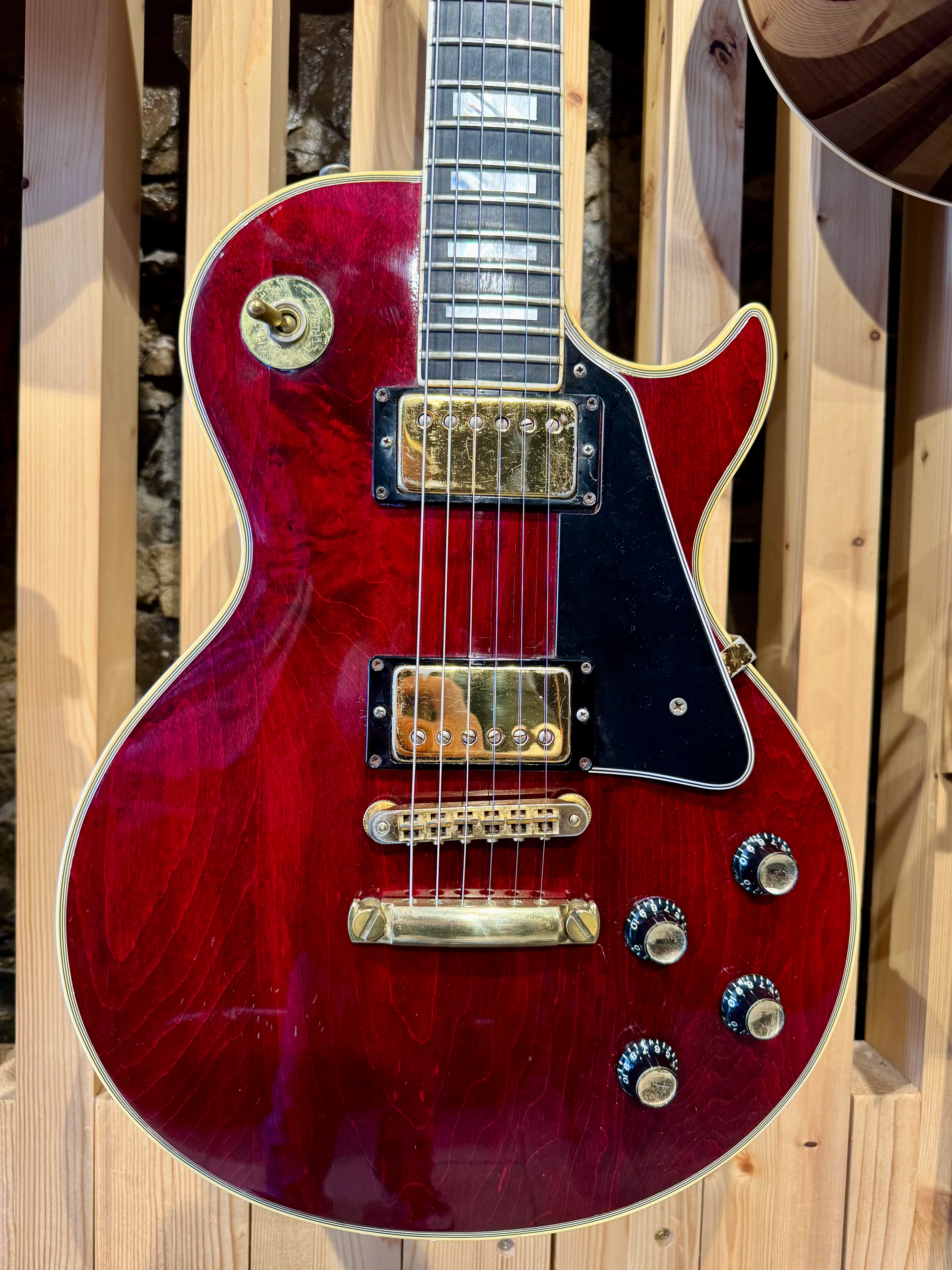 1976 Gibson Les Paul Custom ~ Wine Red - Image 2