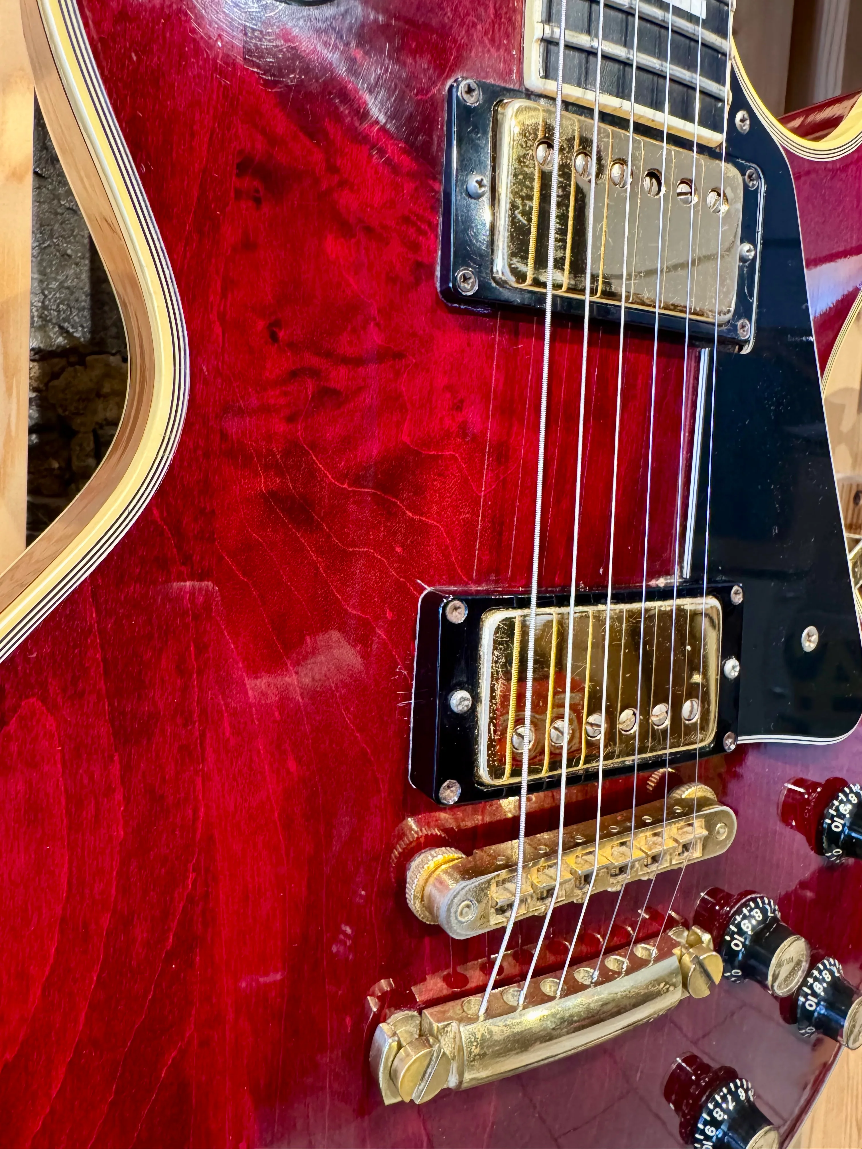 1976 Gibson Les Paul Custom ~ Wine Red - Image 4