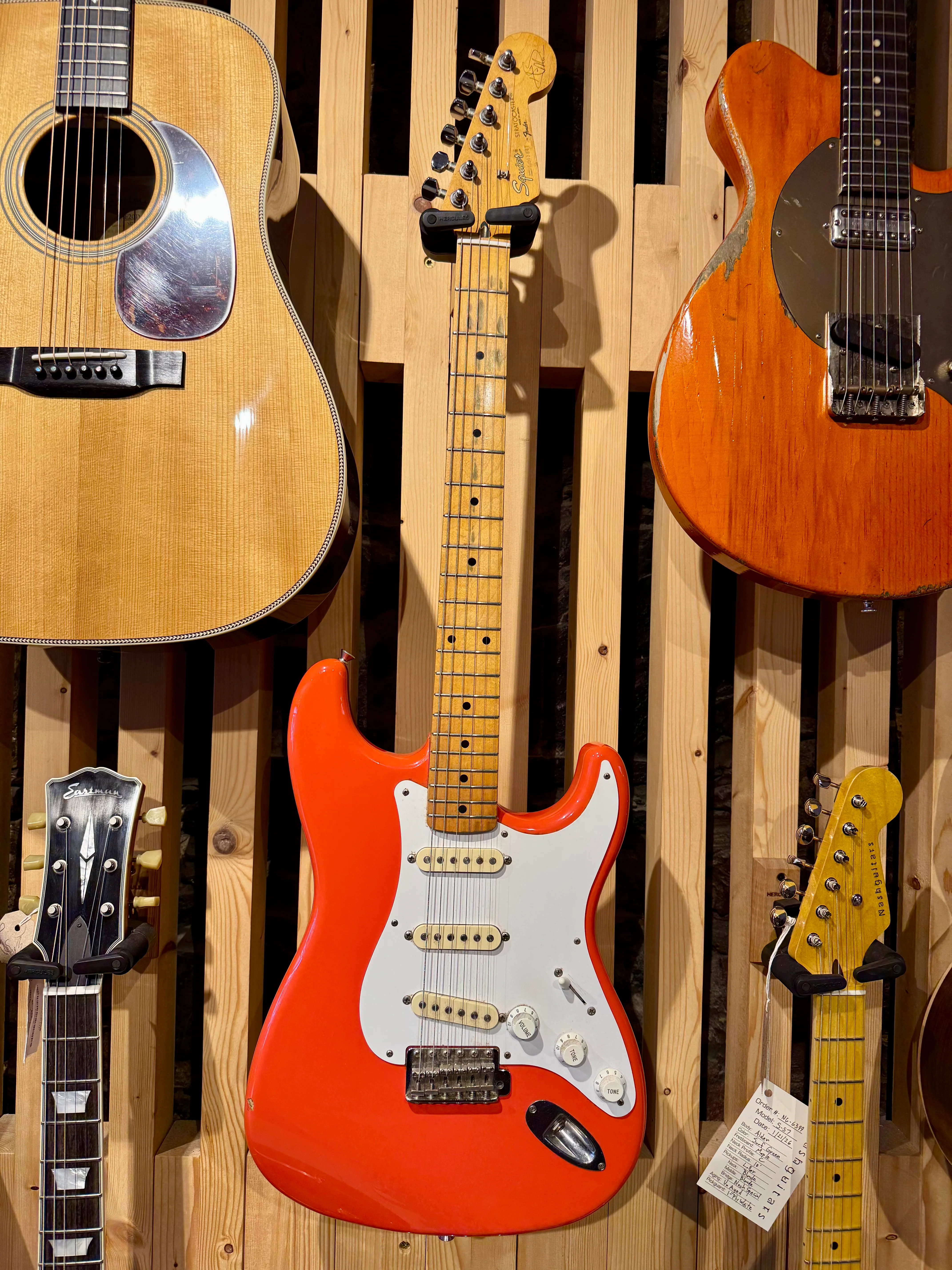 1991 Squier Hank Marvin Stratocaster (MIJ) - Image 3