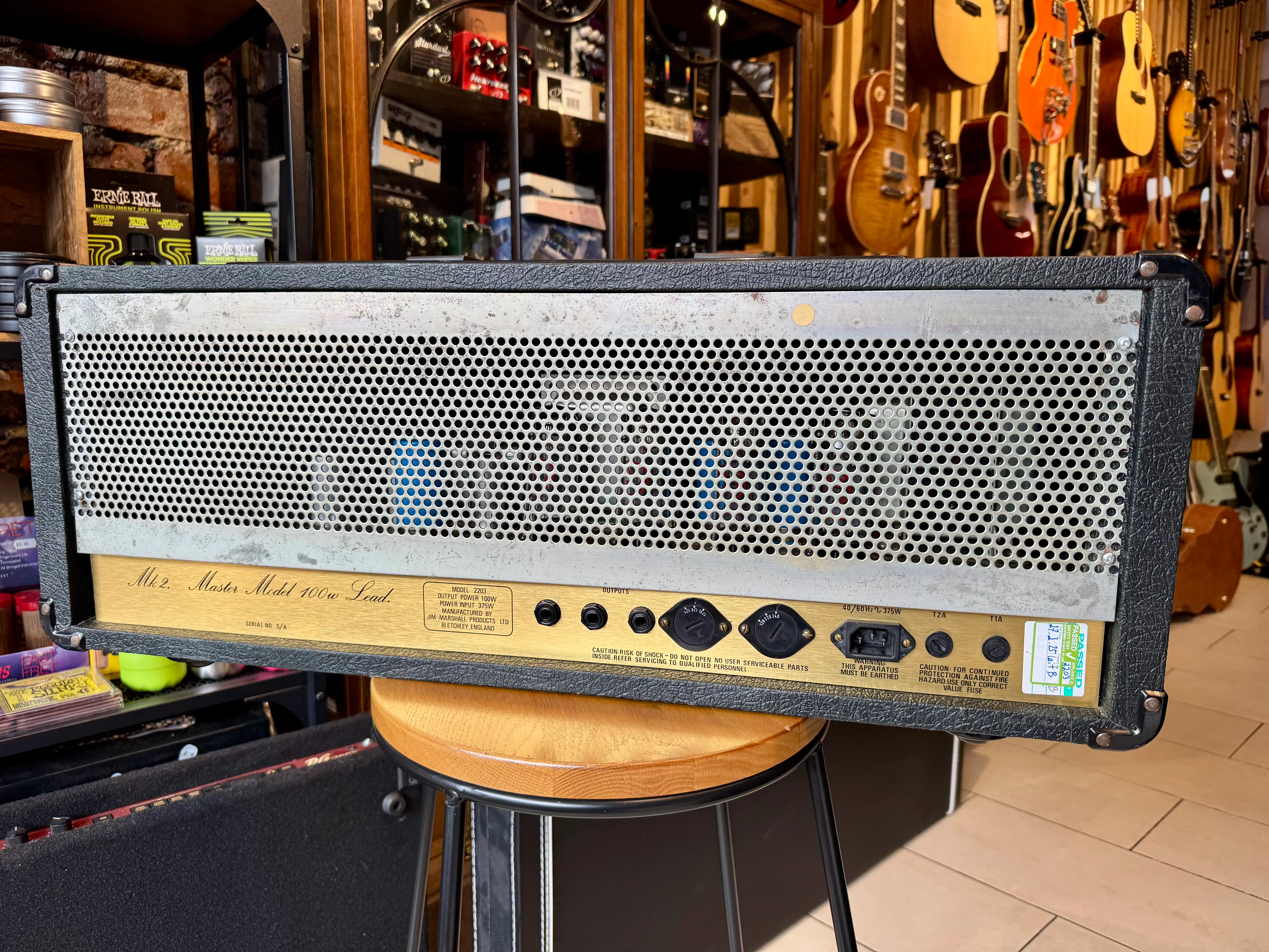 1993 Marshall JCM800 Model 2203 100W Head (Preloved) *COLLECTION ONLY* - Image 3