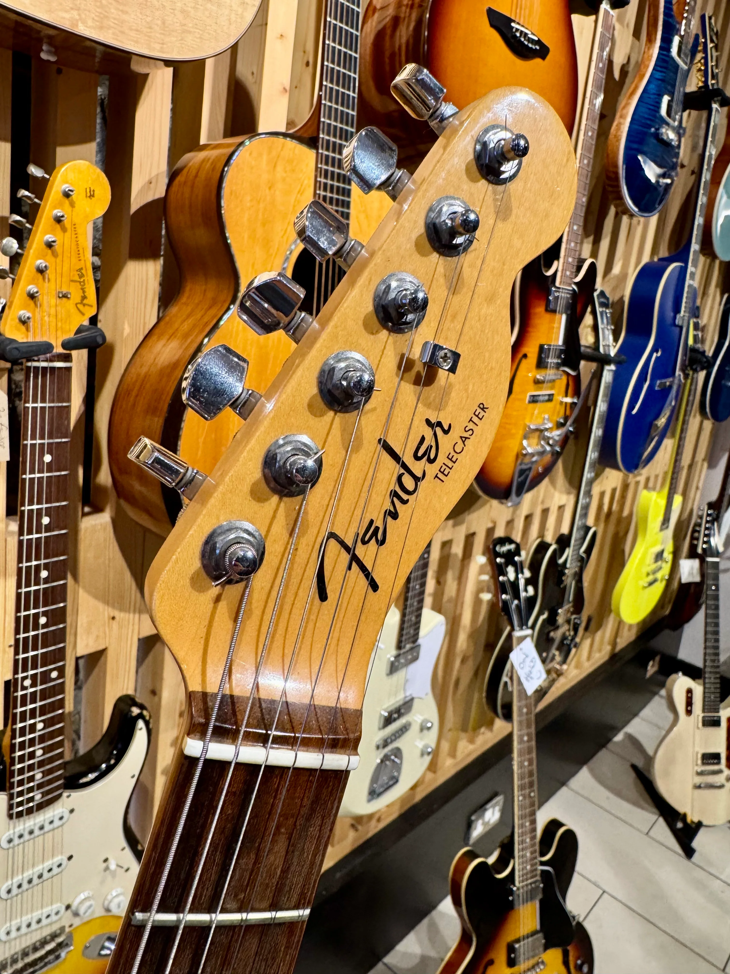2016 Fender USA Elite Telecaster ~ Autumn Blaze - Image 6