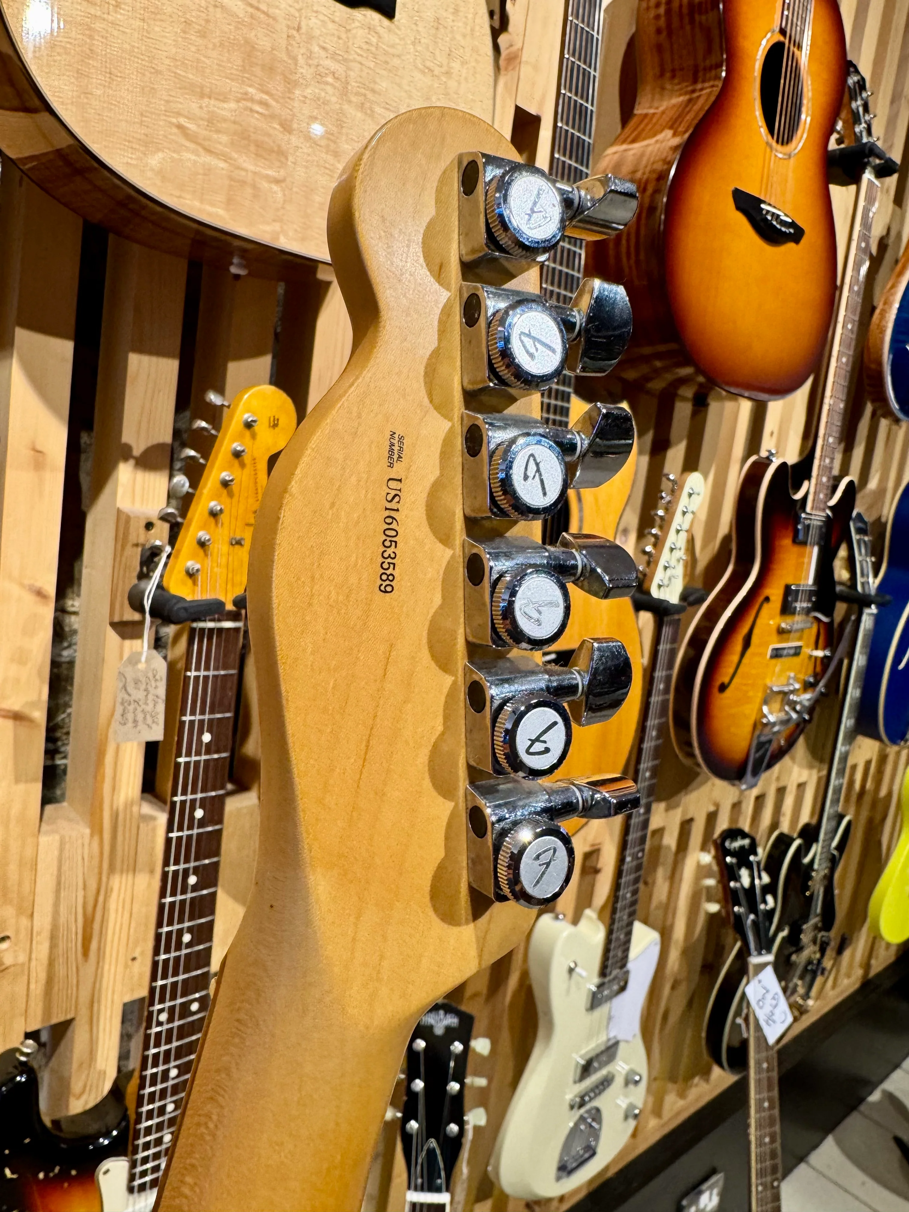 2016 Fender USA Elite Telecaster ~ Autumn Blaze - Image 7