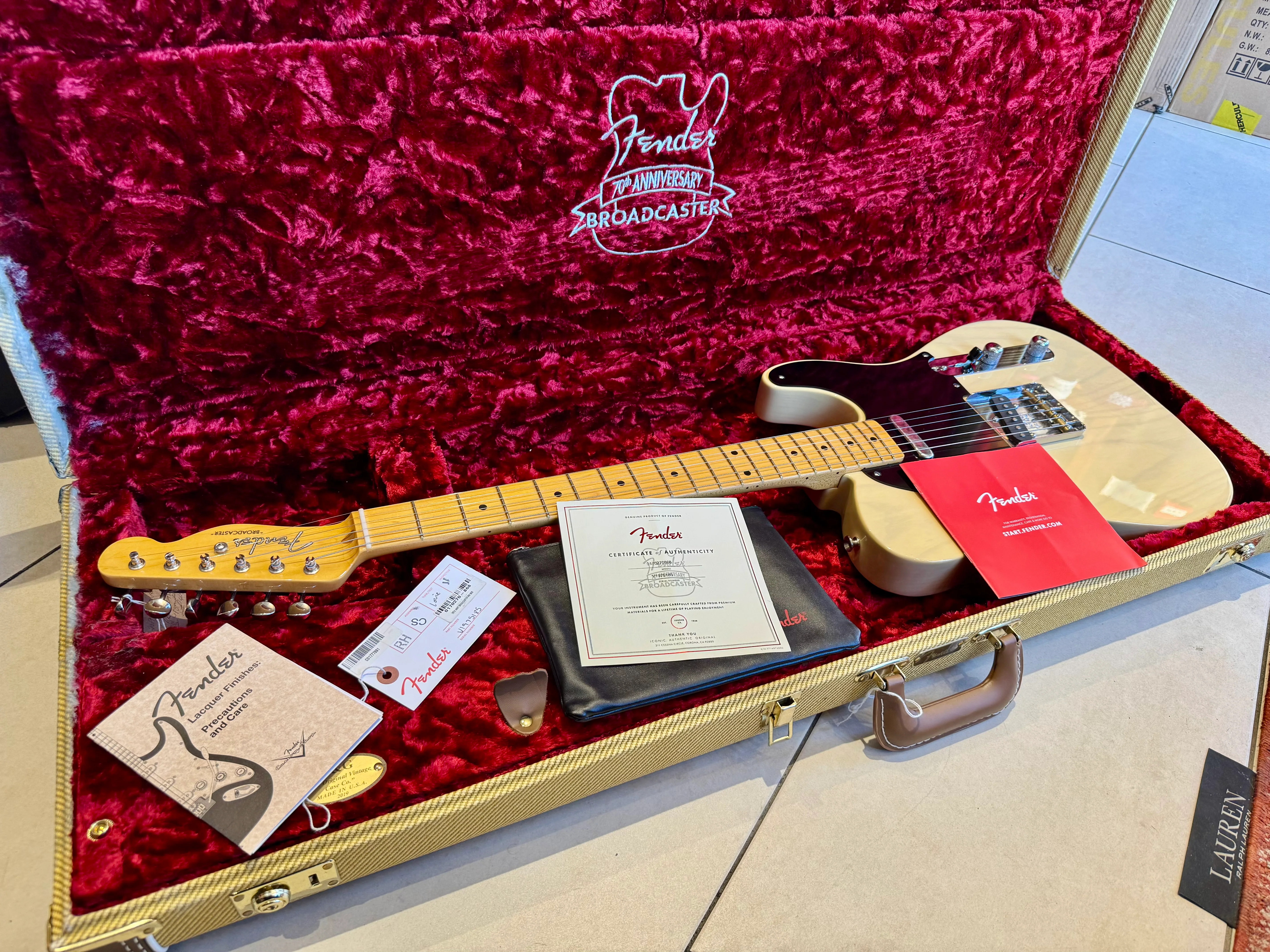 2017 Fender USA 70th Anniversary Broadcaster *Upgraded* - Image 6