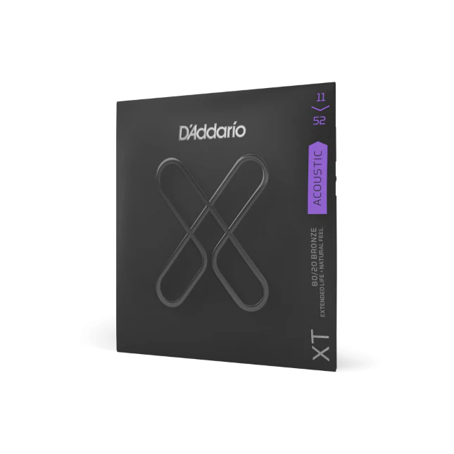 D'addario 11-52 Custom Light, XT 80/20 Bronze
