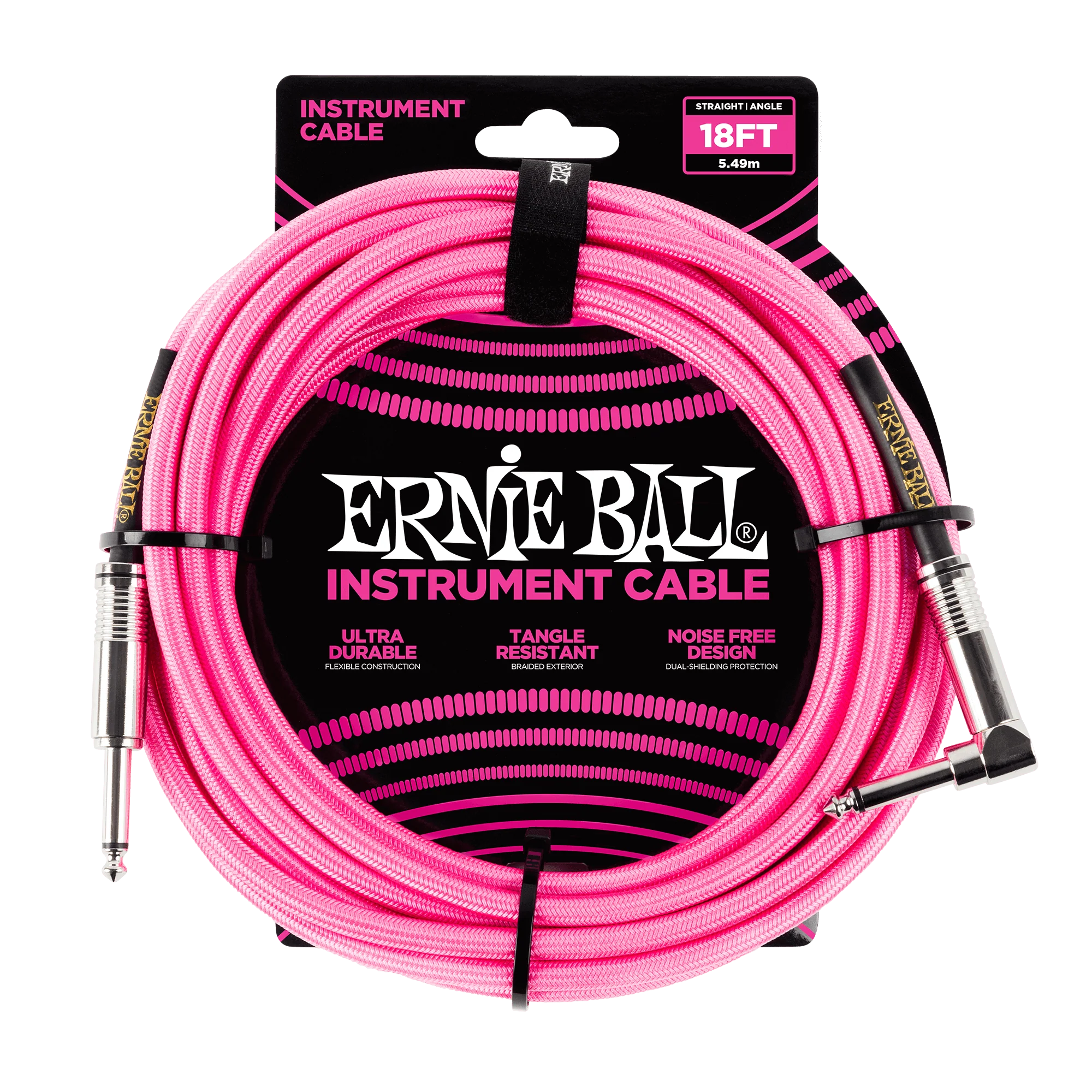 Ernie Ball 18' Braided Cable - Image 3