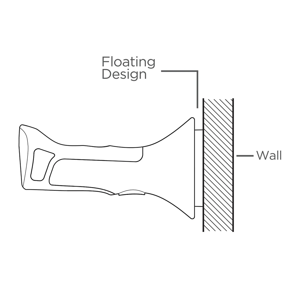 Ernie Ball Guitar Wall Hanger ~ White - Image 3