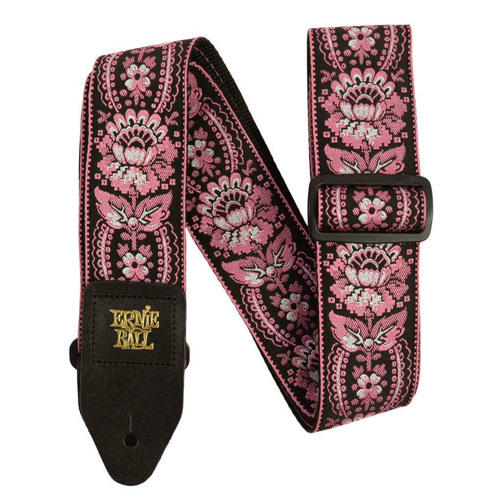 Ernie Ball Jacquard Guitar Strap - Pink Orleans