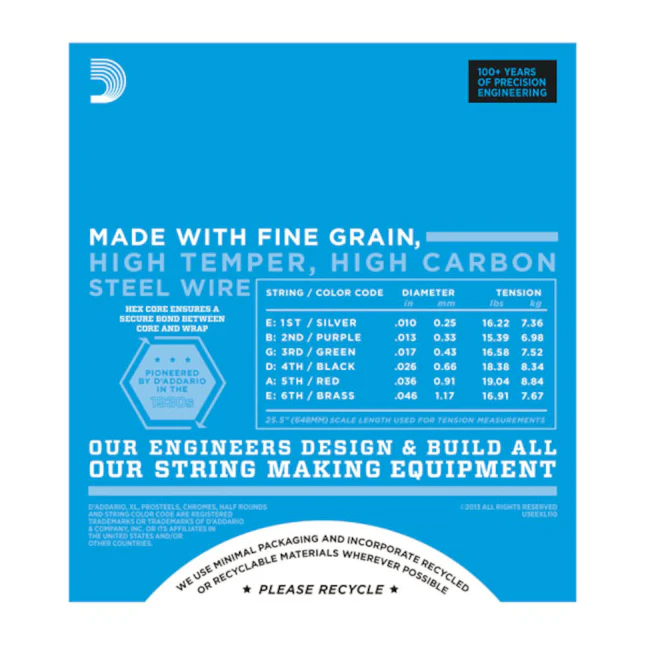 D'Addario EXL110 Nickel Wound, Regular Light, 10-46 - Image 3