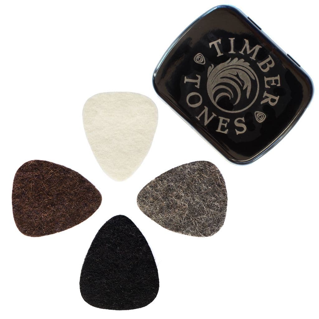 FELT TONES Mixed Tin Felt Plectrums B45