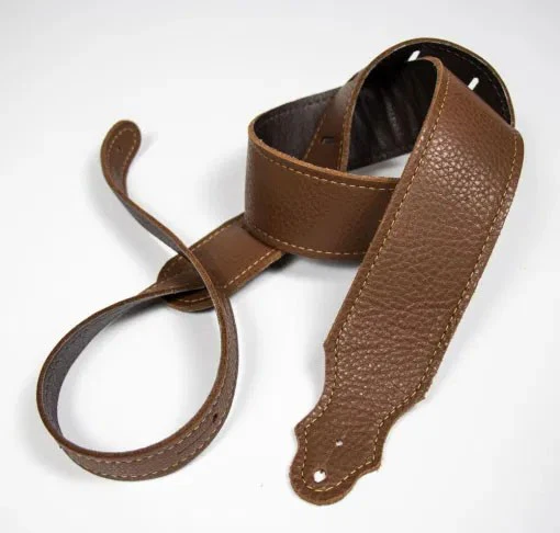 Franklin 2" Purist Glove Leather Guitar Strap - Caramel