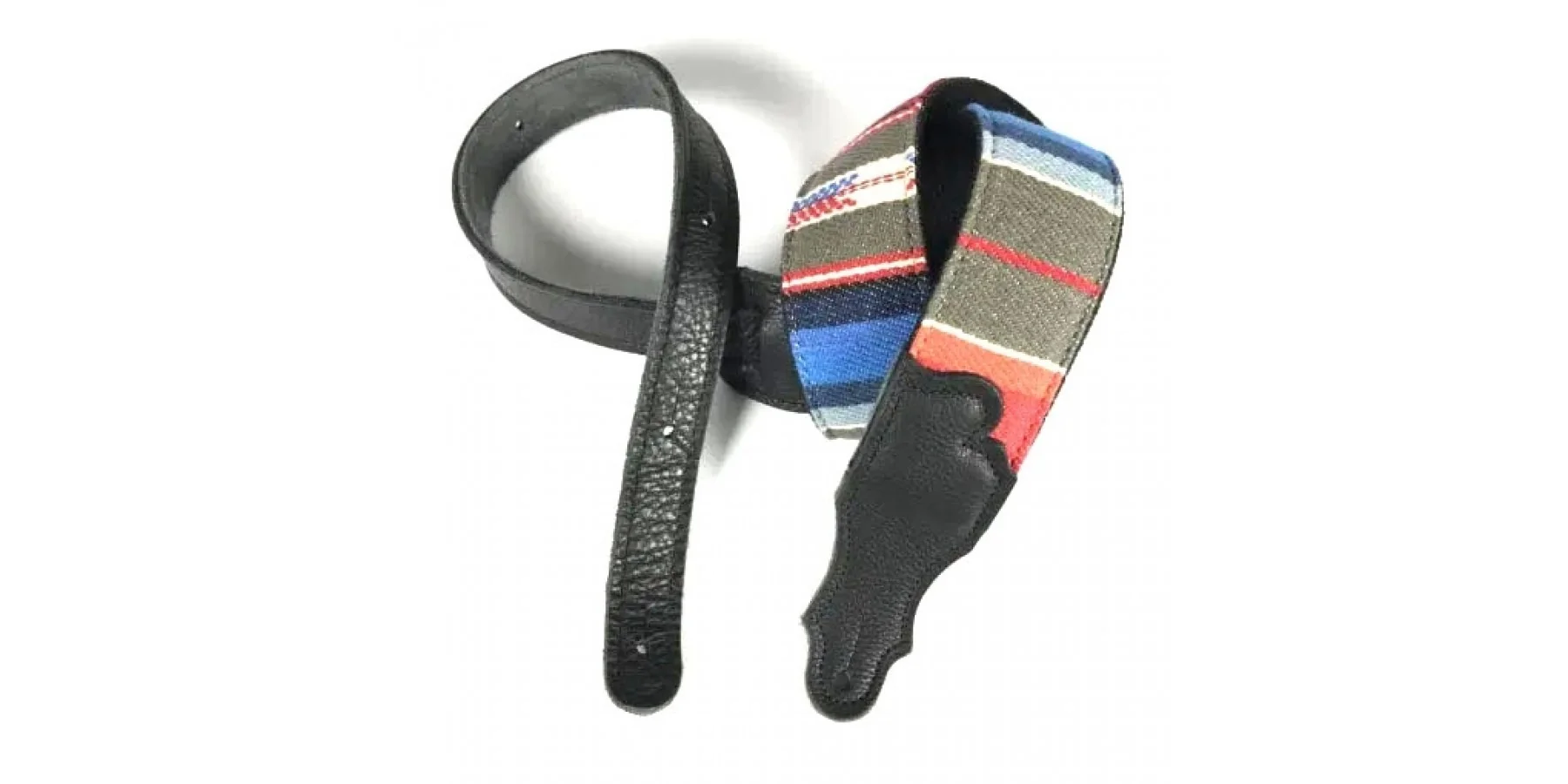 Franklin 2" Saddle Blanket Guitar Strap ~ Black