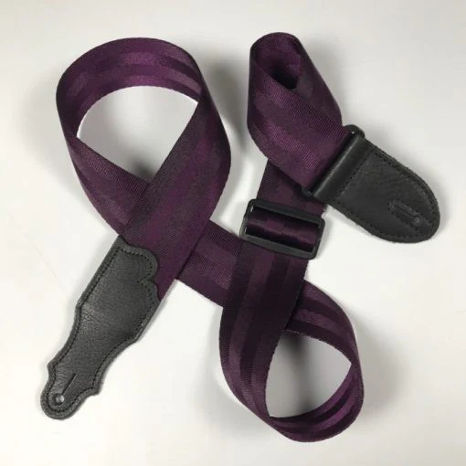 Franklin 2" The Aviator Seat Belt Guitar Strap - Purple