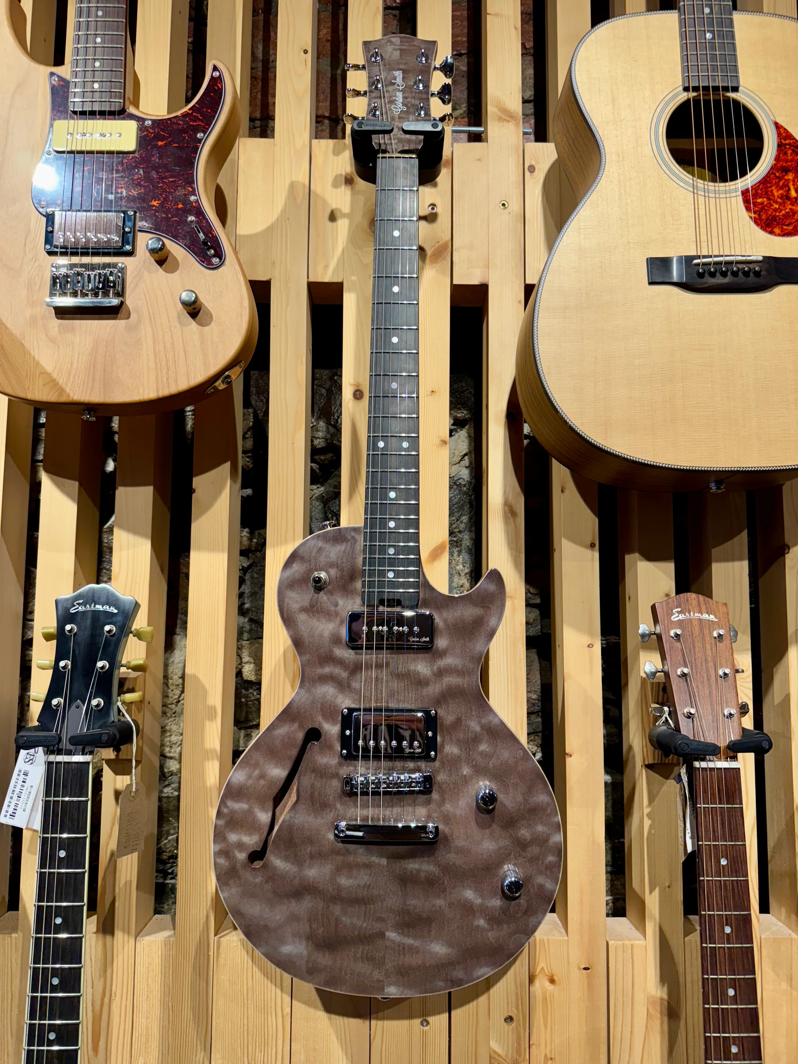 Gordon Smith GS Deluxe Semi Solid ~ Carbon - Image 4