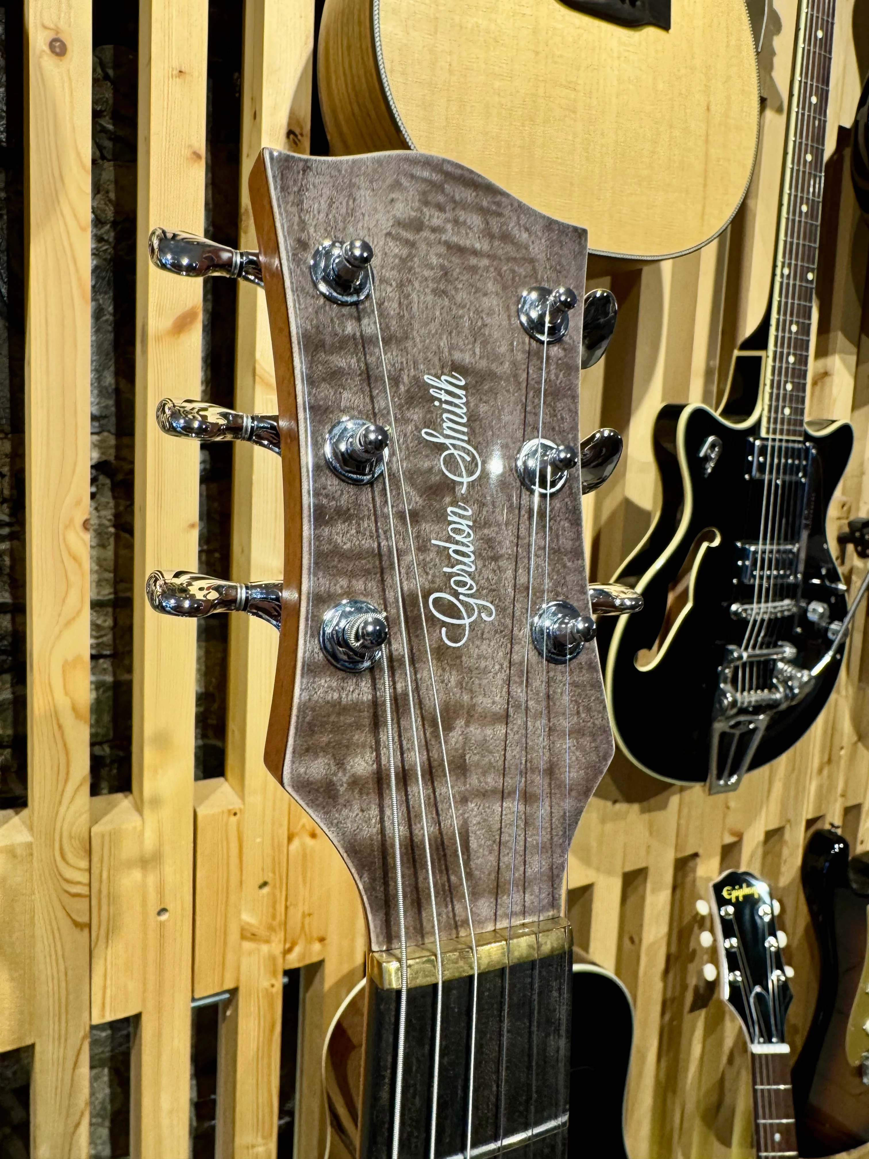 Gordon Smith GS Deluxe Semi Solid ~ Carbon - Image 7