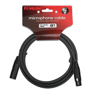 KIRLIN DELUXE MIC LEAD XLR(M) - XLR(F) 10FT/3M