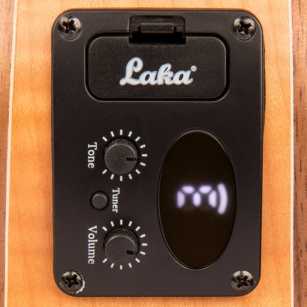 Laka Maple Series Electro-Acoustic Ukulele & Carry Bag ~ Soprano - Image 4