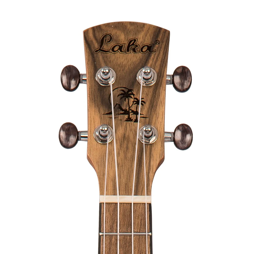 Laka Walnut Series Ukulele & Carry Bag ~ Concert - Image 3