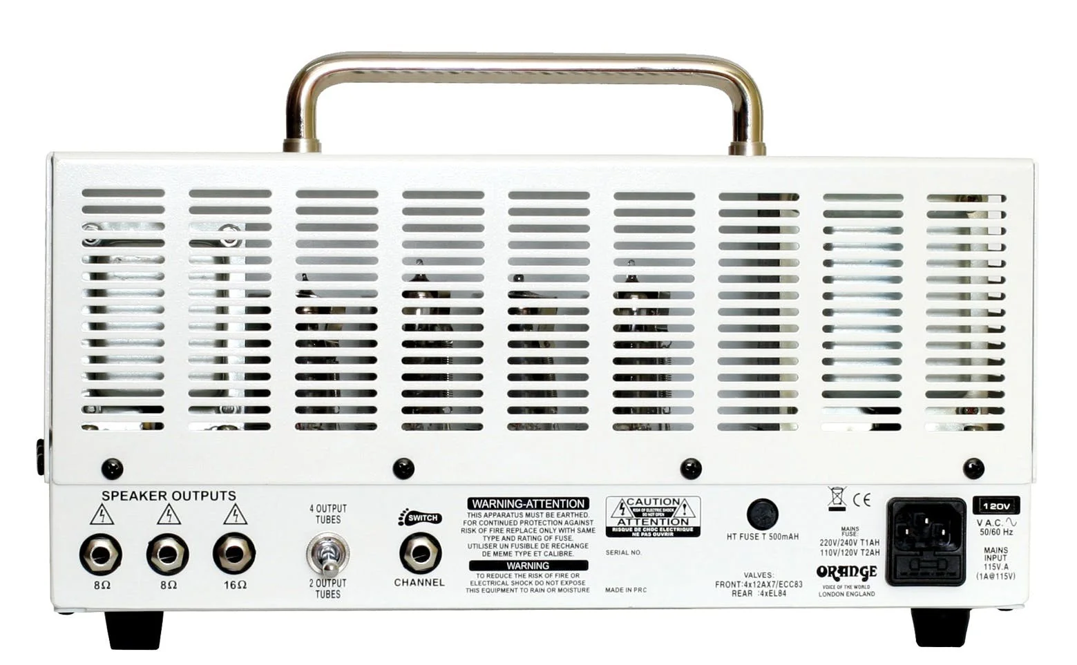 Orange Dual Terror Valve Amp Head - Image 3