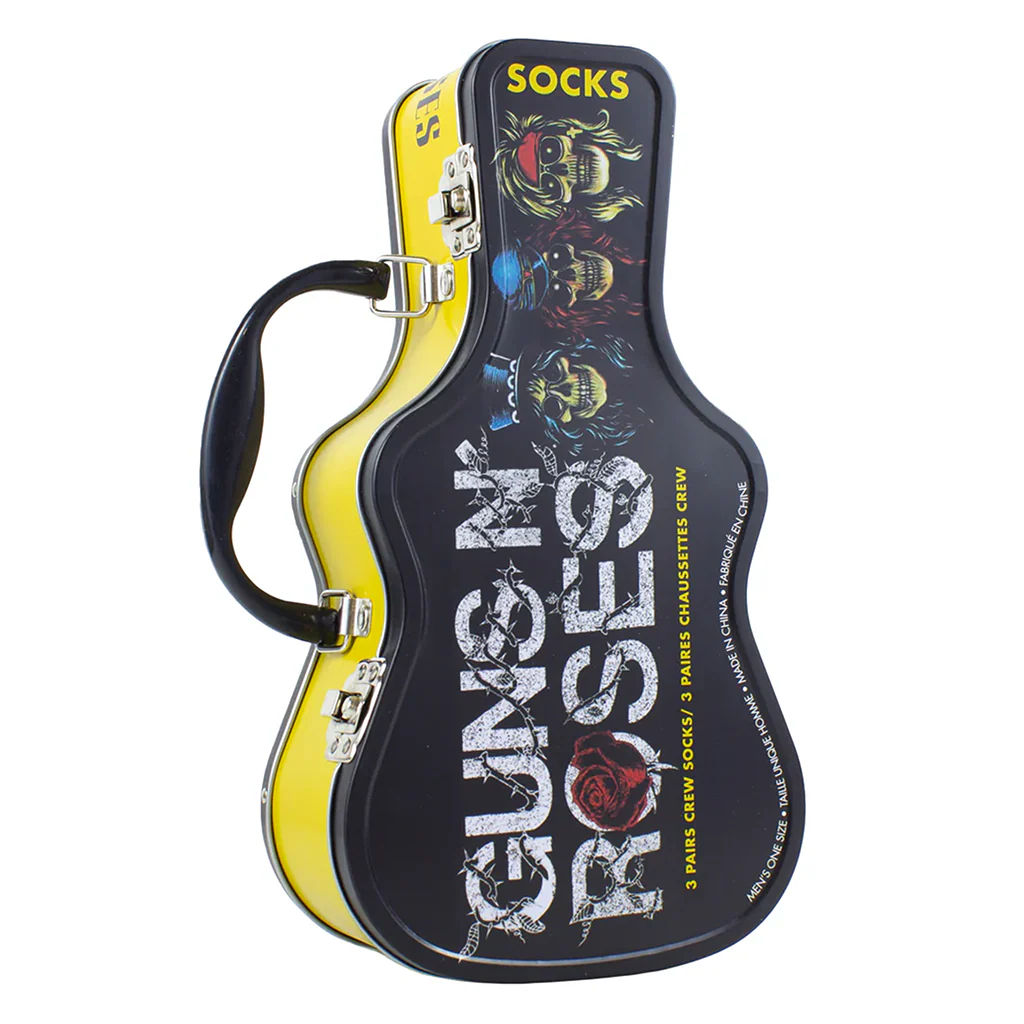 Perris Socks 3 Pack Gift Tin ~ Guns N Roses