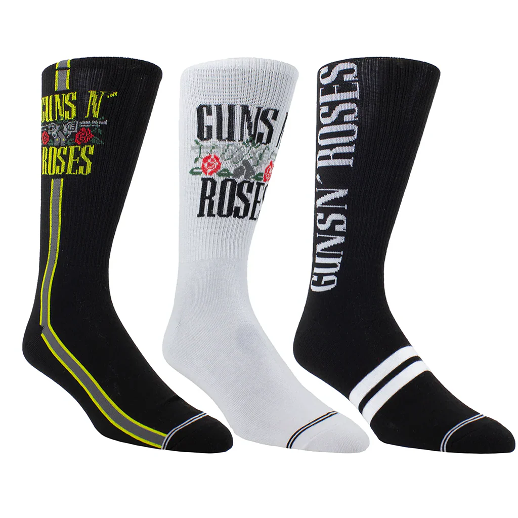 Perris Socks 3 Pack Gift Tin ~ Guns N Roses - Image 2